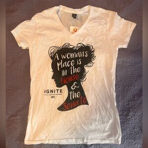 Anvil Lightweight White Tee